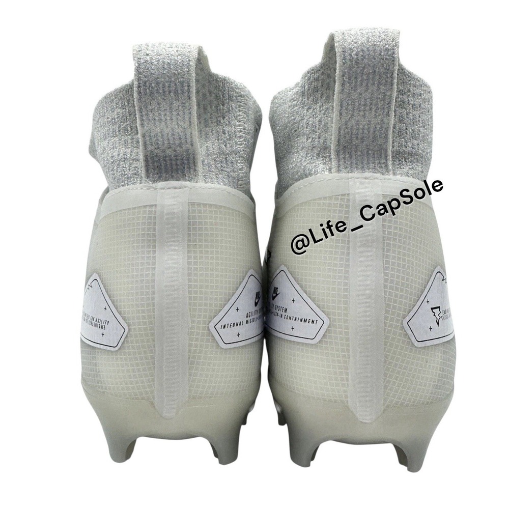 Size 16 Nike Alpha Menace‎ Elite 3 Football Cleat Shoe White Mens CT6648-109 New - Picture 7 of 8